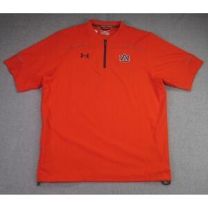 Auburn Tigers Pullover Mens S Under Armour‎ 1/4 Zip War Eagle Vented Shirt SS